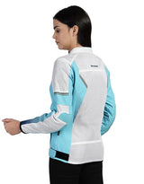 Royal Enfield Tourer Women’s Riding Jacket in Blue and Golden