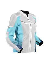Royal Enfield Tourer Women’s Riding Jacket in Blue and Golden