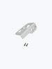 Legundary Custom Tricorn front oil cap for Honda NX500 in silver aluminium, CNC-machined engine oil cover with premium finish and precise fit.