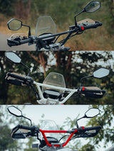 Legundary Custom TourPro X Handlebar for Hero Xpulse 200 4V in Matt Black White Red heavy duty mild steel off road handlebar