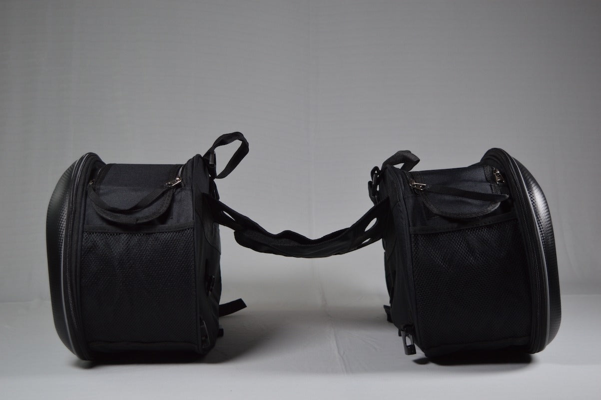 MOTO VANGUARD Oxford Saddle Bag 25-50L Waterproof 600D Oxford Motorcycle Luggage