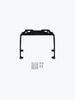 Legundary Custom Brooch Number Plate Holder for Bajaj Pulsar NS400Z Black Mild Steel Tail Tidy License Plate Mount