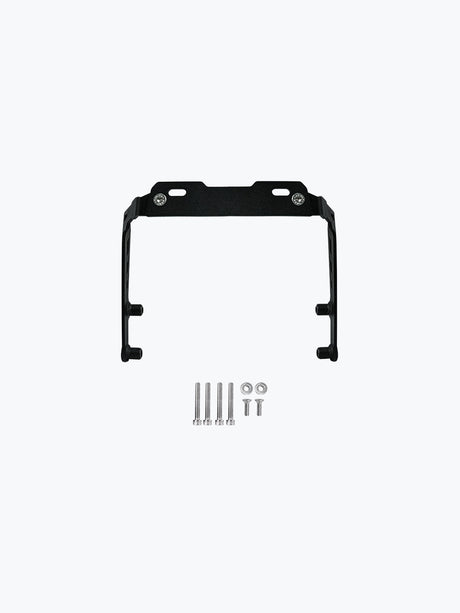 Legundary Custom Brooch Number Plate Holder for Bajaj Pulsar NS400Z Black Mild Steel Tail Tidy License Plate Mount