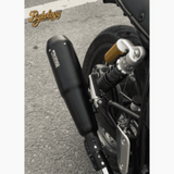 Bycology Rhino Racing Grenade V5 stainless steel exhaust for Royal Enfield Continental GT 650 in Chrome and Black Chrome