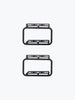 Legundary Custom Fort Knox Series SB 36L Aluminium Motorcycle Saddle Box Black Silver Touring Side Luggage Waterproof Hard Case