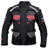 BBG Adventure Riding Jacket for men with chest guard, CE Level 2 armour, waterproof rain jacket and removable thermal jacket