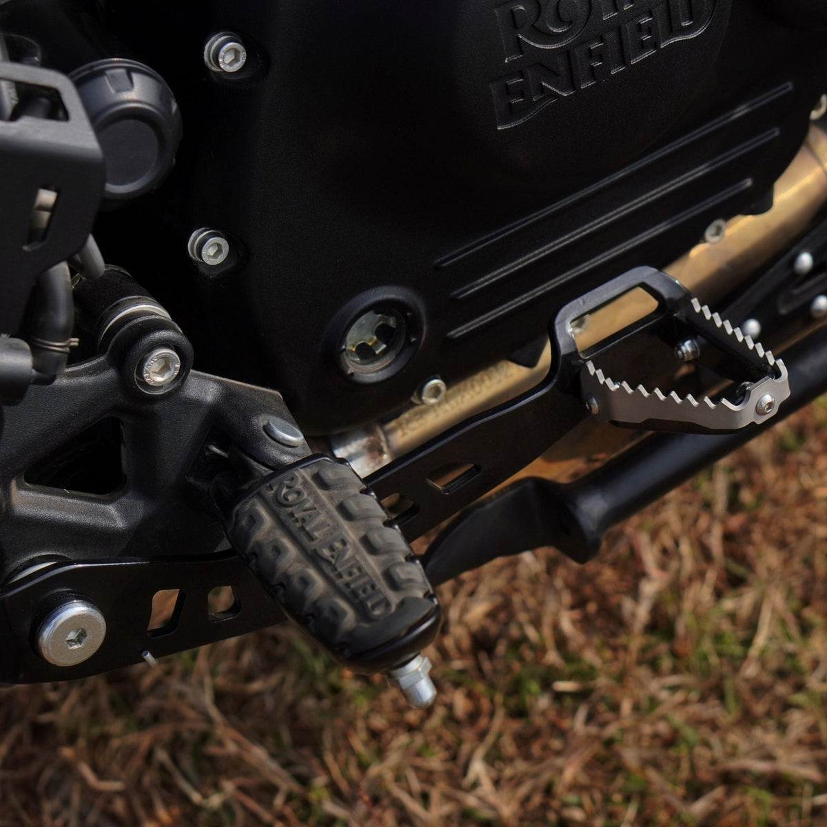 Auto Engina Brake Pedal for Royal Enfield Guerrilla 450 with Stainless Steel Grip