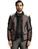 Royal Enfield Darcha Pro Class AA Riding Jacket in Black and Grey