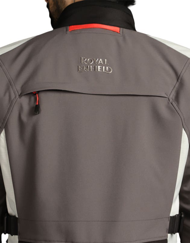 Royal Enfield Darcha Pro Class AA Riding Jacket in Black and Grey