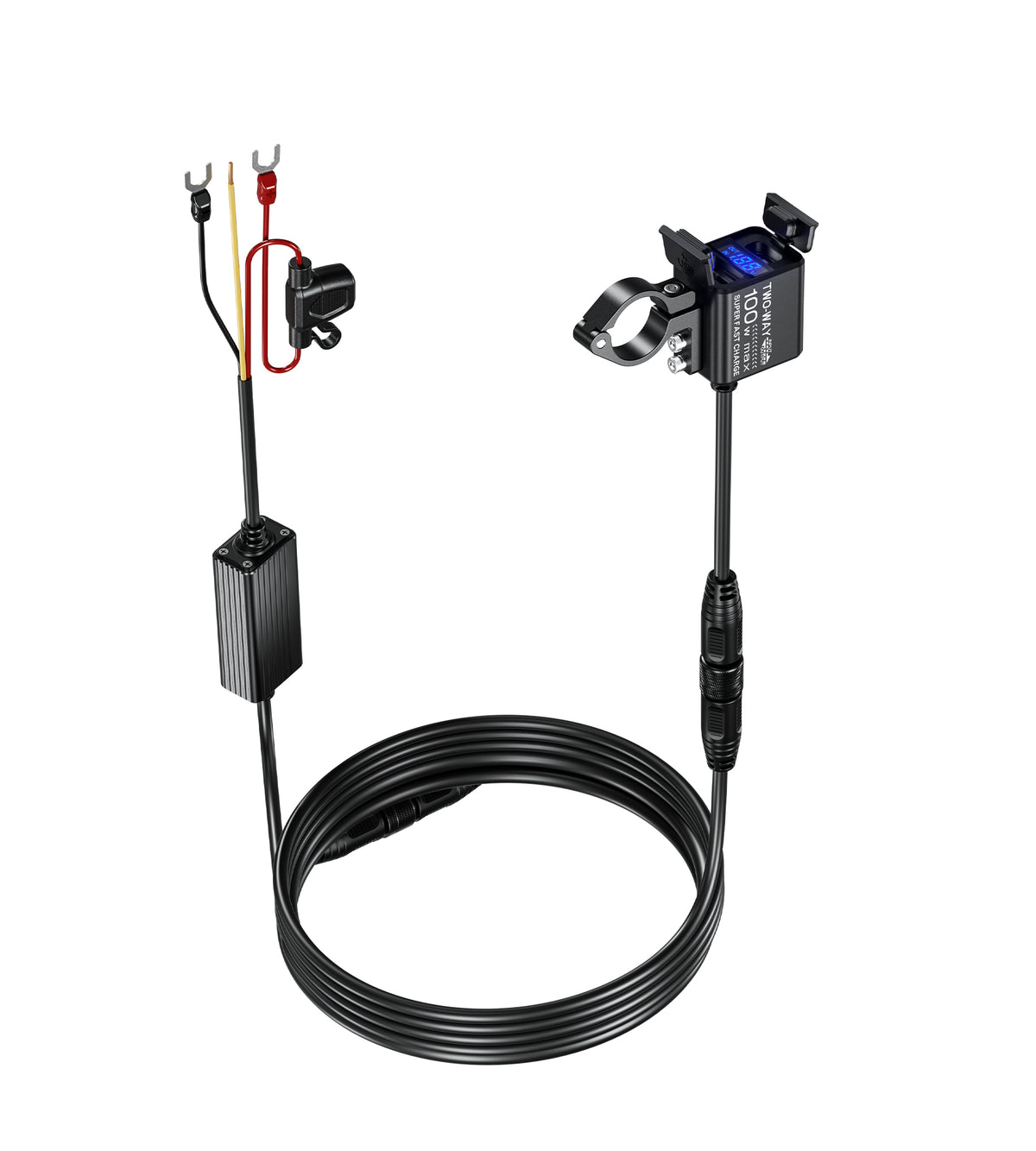 LBC Moto Keywig B13 100W motorcycle battery charger power bank PD USB C fast charging aluminium body portable