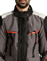 Royal Enfield Darcha Pro Class AA Riding Jacket in Black and Grey