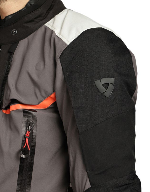 Royal Enfield Darcha Pro Class AA Riding Jacket in Black and Grey