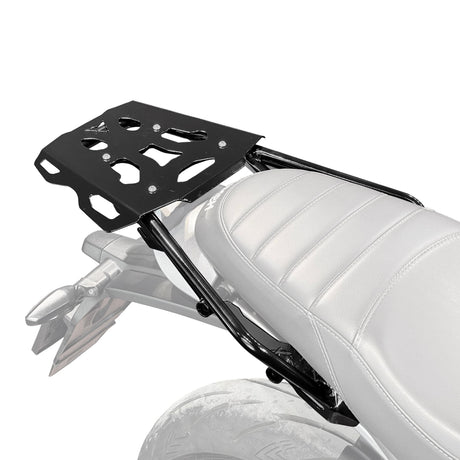Auto Engina Top Rack and Rack Plate for Triumph Speed 400 14kg Mild Steel Gloss Black