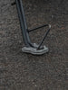 Legundary Custom side stand base SS for Hero Xpulse 200 4V brushed stainless steel extender plate