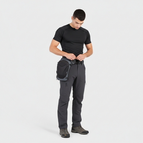 Vantora ARC 4-in-1 Travel Bag Convertible Crossbody Sling Thigh Bag Waist Pouch and Motorcycle Tank Bag