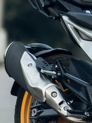 Legundary Custom Bolter Foot Rest for TVS Apache RTR 310 Black Mild Steel Rider Footpegs