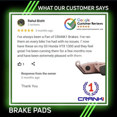 CRANK1 Sintered Front Brake Pads for Ducati Monster 795 2012-2016 CB036