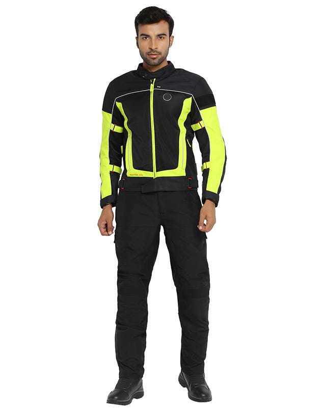 Royal Enfield Explorer V4 Pro Class A Riding Jacket in Green