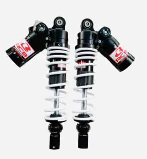 RCB DB-4 Series white rear shock absorber for Yamaha Aerox 155, 01A0121W