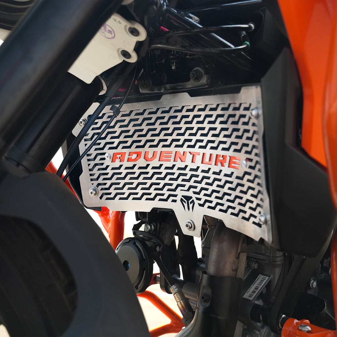 Mototorque stainless steel radiator guard KTM 390 Adventure radiator grill protection