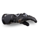 BBG Snell Race Tech leather motorcycle riding gloves with TPU protection