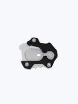 Legundary Custom KTM ADV 390 2025 fortis side stand base aluminium mild steel foot extension plate black silver
