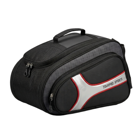 BBG TourPro Sport 40L expandable motorcycle saddle bag