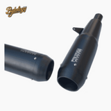 Bycology Rhino Racing Grenade V5 stainless steel exhaust for Royal Enfield Continental GT 650 in Chrome and Black Chrome