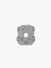 Legundary Custom side stand base SS for Hero Xpulse 200 4V brushed stainless steel extender plate