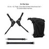 Vantora ARC 4-in-1 Travel Bag Convertible Crossbody Sling Thigh Bag Waist Pouch and Motorcycle Tank Bag