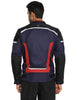 Royal Enfield Windfarer V2 Riding Jacket in Green Black and Blue