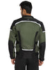 Royal Enfield Windfarer V2 Riding Jacket in Green Black and Blue