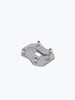 Legundary Custom side stand base SS for Hero Xpulse 200 4V brushed stainless steel extender plate