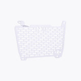 Legundary Custom Vector V2 radiator grill for Honda NX500 in silver aluminium, durable engine guard protector and heat shield with precision fit.