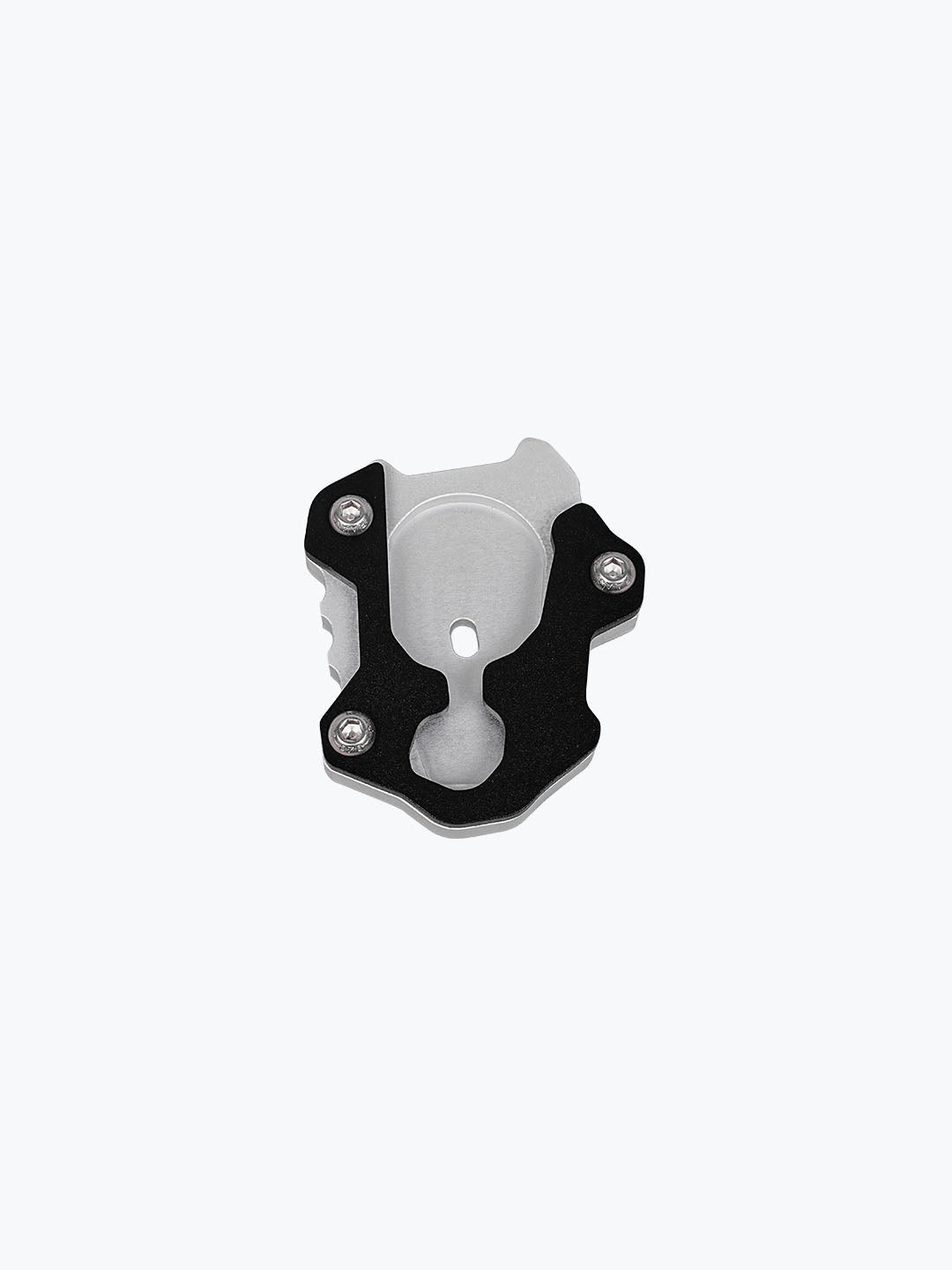 Legundary Custom KTM ADV 390 2025 fortis side stand base aluminium mild steel foot extension plate black silver