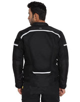 Royal Enfield Windfarer V2 Riding Jacket in Green Black and Blue