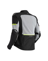 Royal Enfield Crossroader V2 Grey Neon riding jacket with CE armour