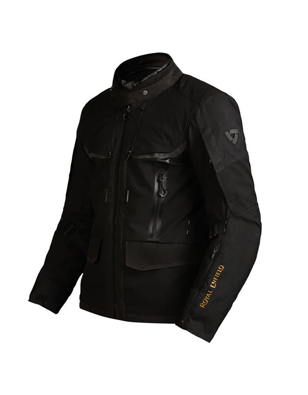 Royal Enfield Darcha Pro Class AA Riding Jacket in Black and Grey