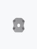 Legundary Custom side stand base SS for Hero Xpulse 200 4V brushed stainless steel extender plate