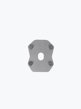 Legundary Custom side stand base SS for Hero Xpulse 200 4V brushed stainless steel extender plate