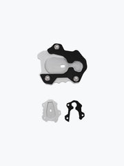 Legundary Custom KTM ADV 390 2025 fortis side stand base aluminium mild steel foot extension plate black silver