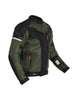 Royal Enfield Windfarer V2 Riding Jacket in Green Black and Blue
