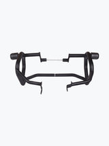 Legundary Custom Midget crash guard with slider for Royal Enfield Hunter 350 black mild steel engine protection
