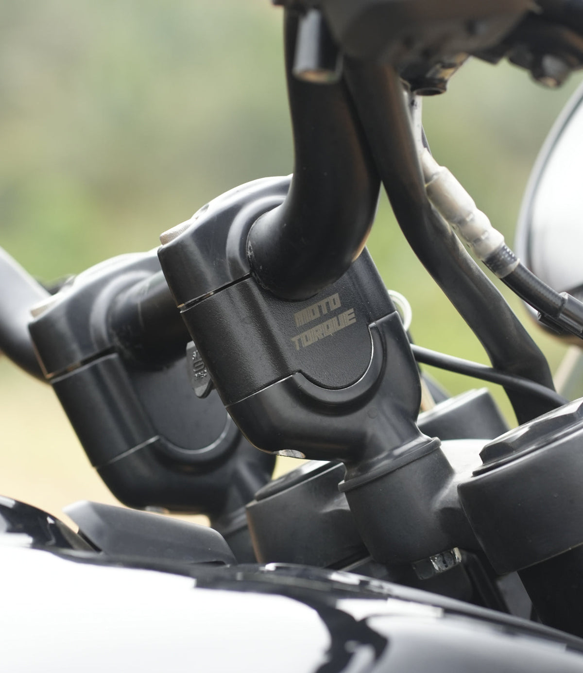 Mototorque handlebar risers Royal Enfield Himalayan 450 CNC aluminium comfort upgrade