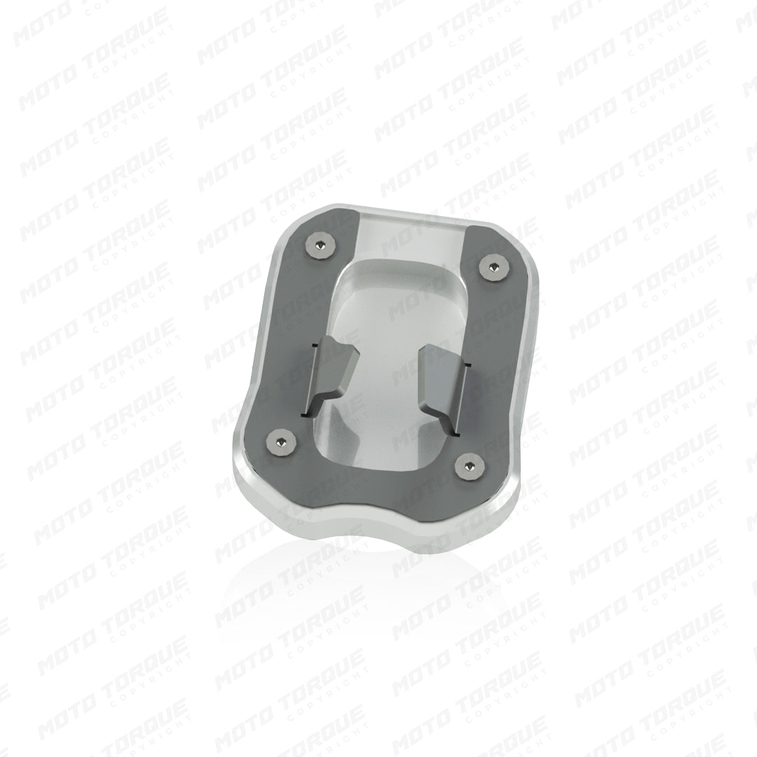 Mototorque side stand extender Royal Enfield Bear 650 aluminium base plate