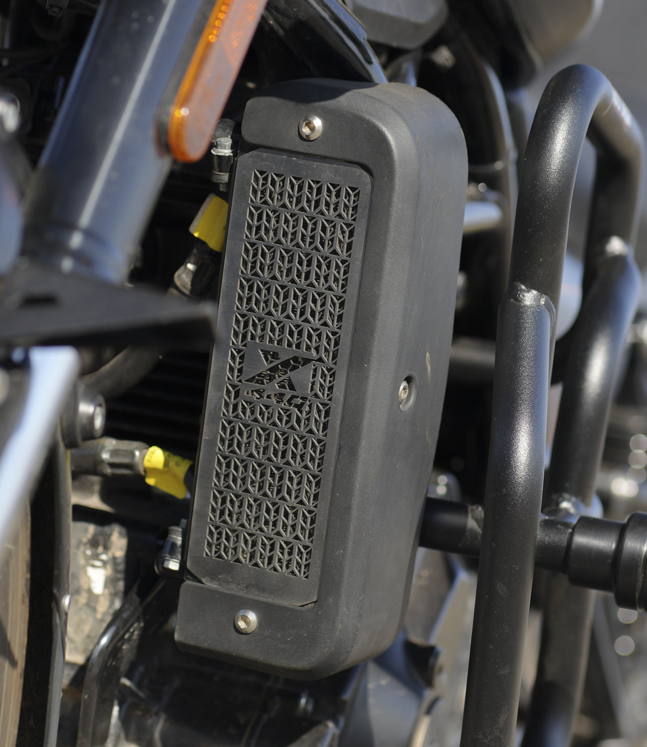 Moto Torque Mild Steel Radiator Guard for Harley-Davidson X440
