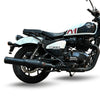 B-16 Bass Master stainless steel barrel exhaust for Royal Enfield Shotgun 650 motorcycle
