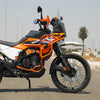 Mototorque orange crash guard KTM 390 Adventure Adventure X engine protection polymer slider heavy duty