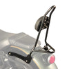 Auto Engina Sissy Bar with Backrest and Luggage Rack for Royal Enfield Super Meteor 650 Gloss Black