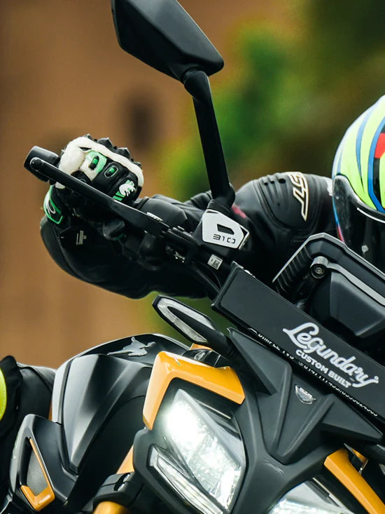 Legundary Custom Tricorn Front Oil Cap for TVS Apache RTR 310 Silver CNC Aluminium Engine Cover